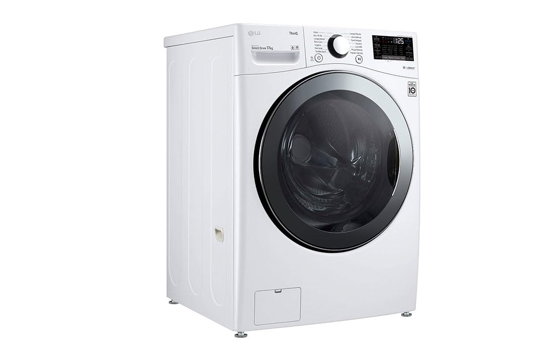 Lave-linge Frontal 17 kg - Moteur Induction Silencieux - Classe Énergétique E - Blanc