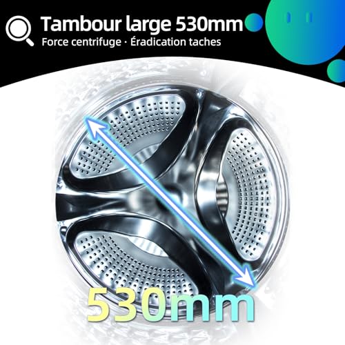 Lave linge hublot - 7kg, Classe énergétique A, Moteur BLDC 1200 RPM