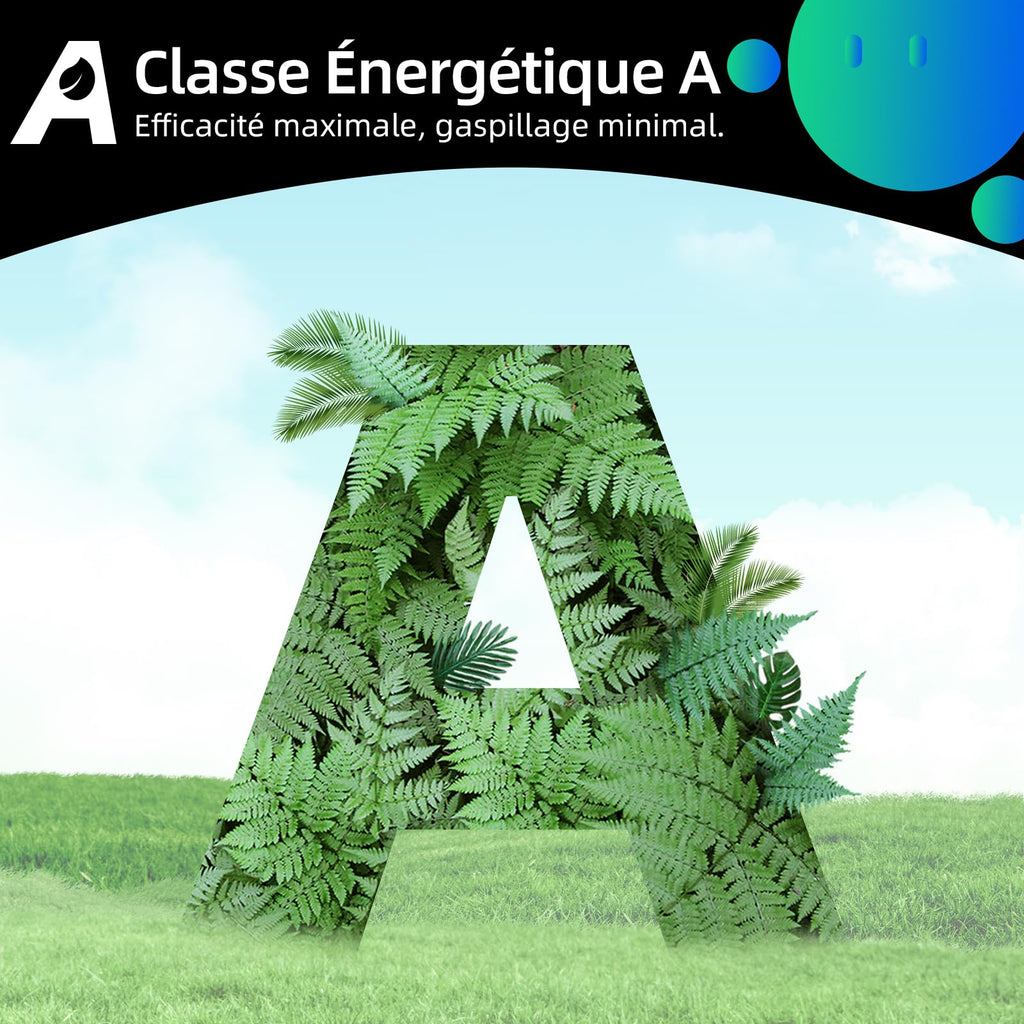 Lave linge hublot - 7kg, Classe énergétique A, Moteur BLDC 1200 RPM